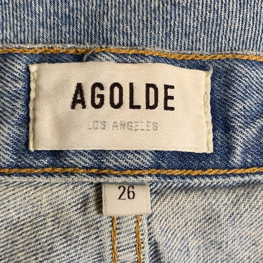 Agolde Button Front Riley Jeans - Picture 3 of 4
